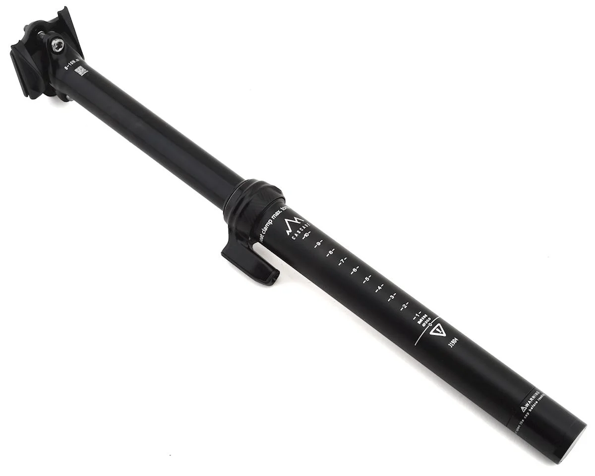PNW Components Cascade Dropper Seatpost (Black) (30.9mm) (450mm) (150mm) (External Routing) (Remote Not Included)